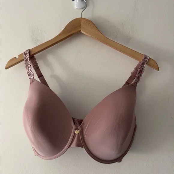 Natori Pink Pure Luxe Underwire T-Shirt Bra 32G - Picture 1 of 6